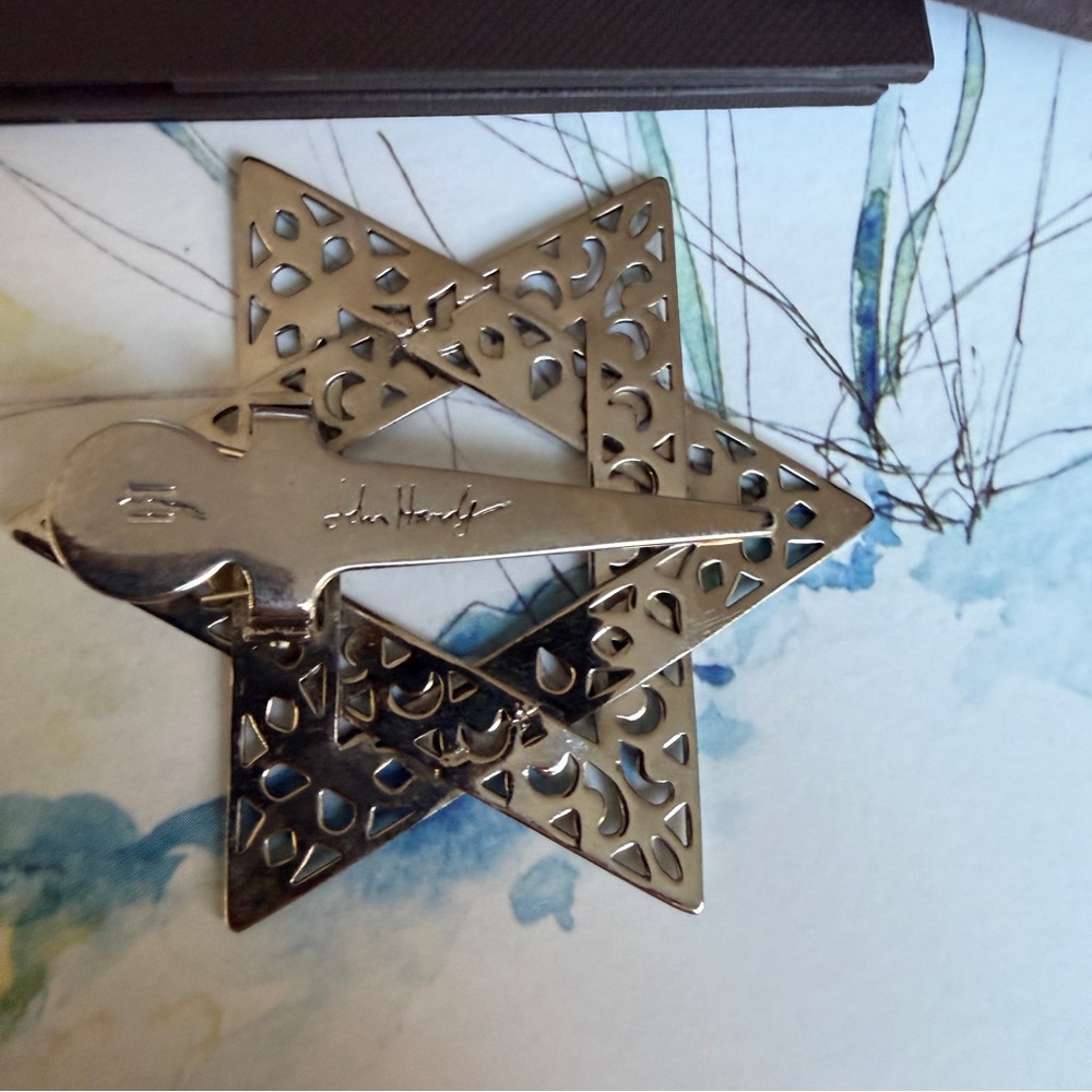 Silver Star Brooch - Picture 3 of 3